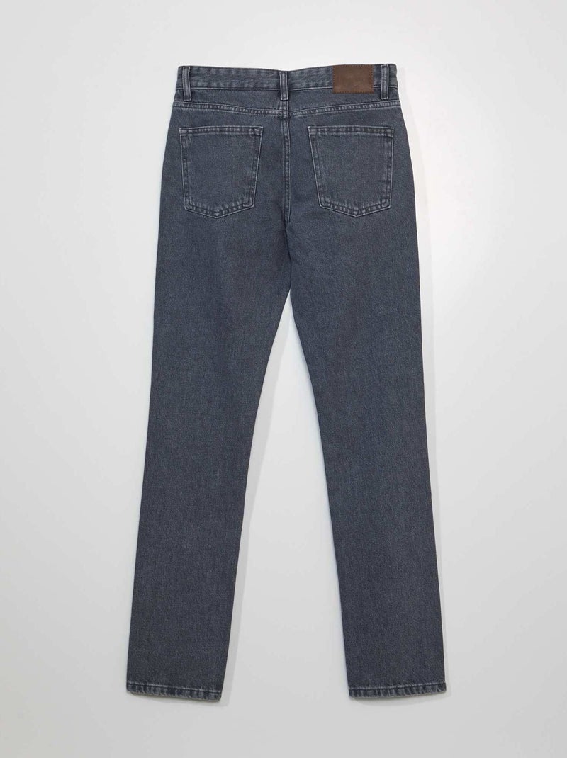 Rechte jeans - L34 GRIJS - Kiabi