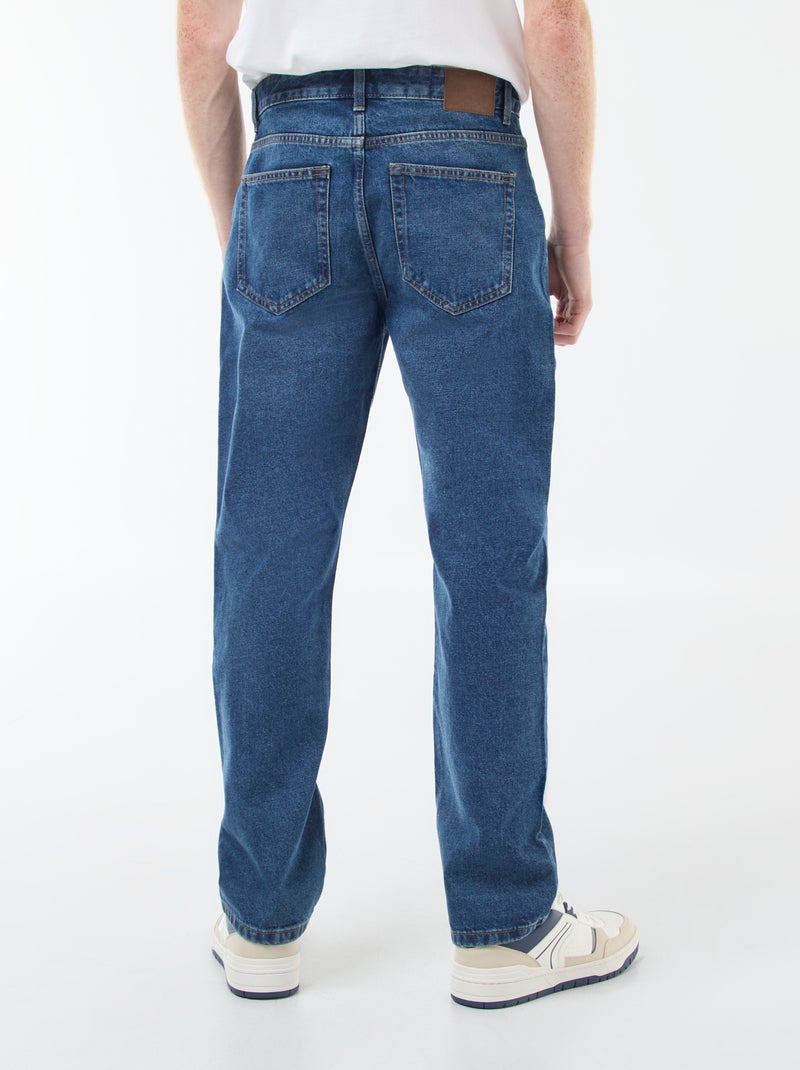 Rechte jeans BLAUW - Kiabi