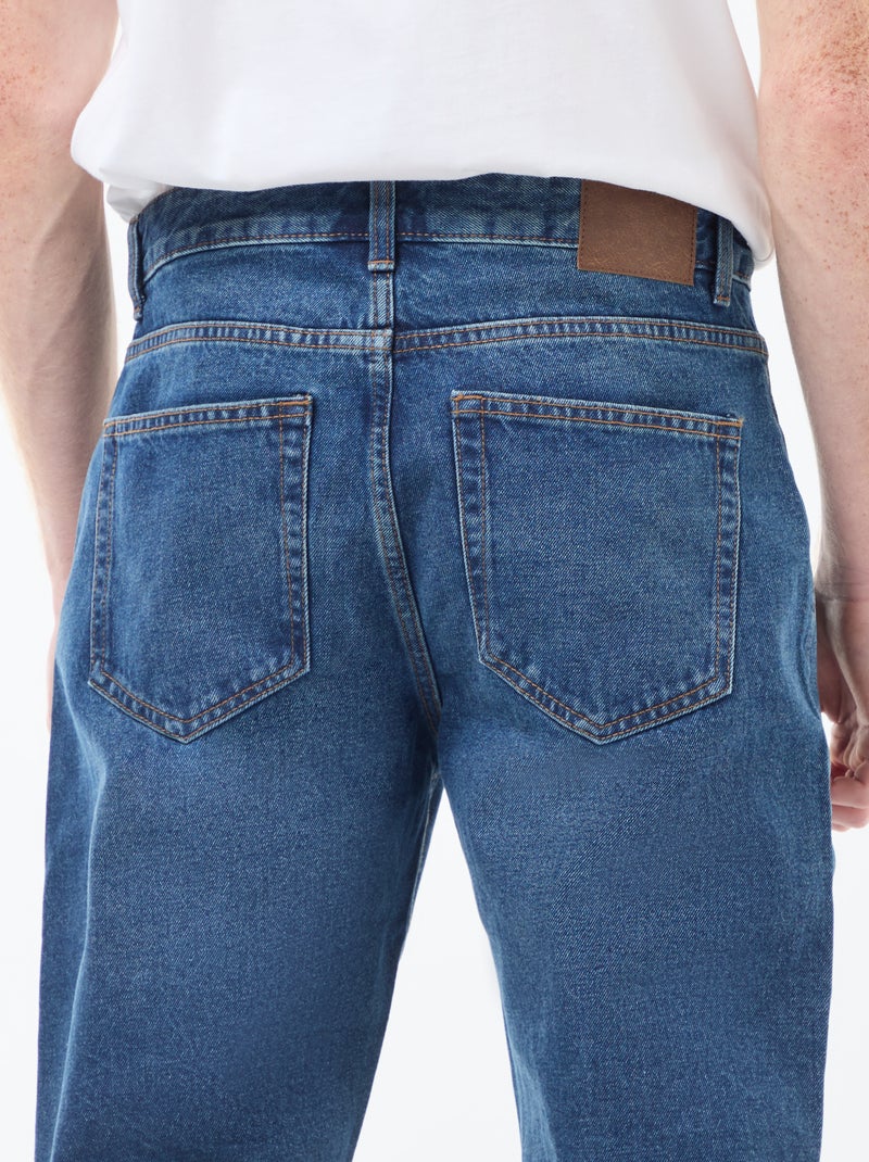 Rechte jeans BLAUW - Kiabi