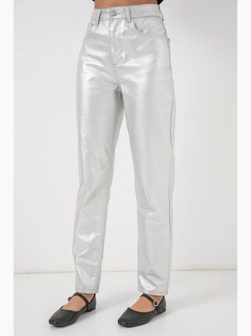 Rechte jeans met hoge taille bdart - Kiabi Rechte jeans met hoge taille bdart - Kiabi