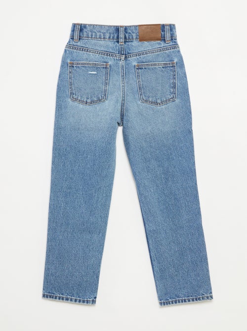 Rechte jeans met hoge taille - Kiabi