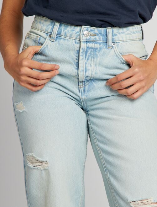 Rechte jeans met lage taille - Kiabi