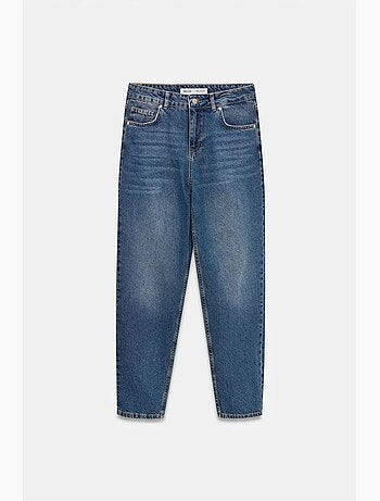 Rechte jeans met lage taille van katoen dilvin