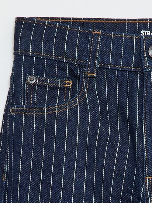 Rechte jeans met motief - Kiabi