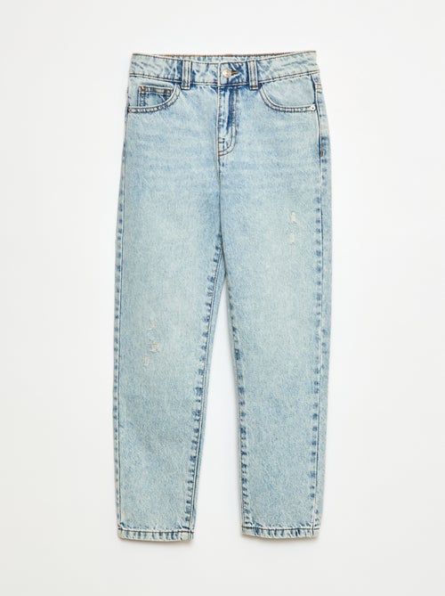 Rechte jeans met scheurtjes - Kiabi
