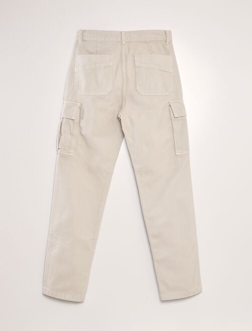 Rechte jeans met zakken aan weerszijden - Kiabi