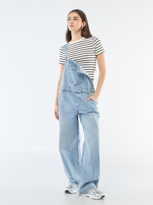 Rechte jeans tuinbroek - Kiabi