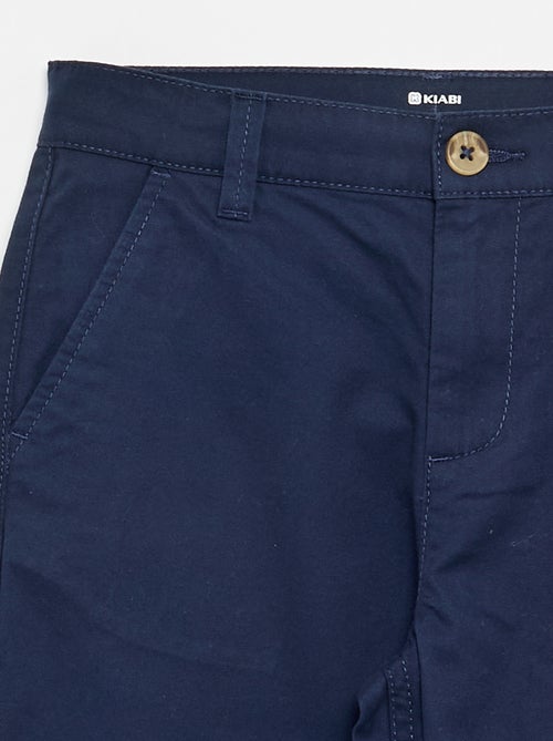 Rechte katoenen broek - Kiabi