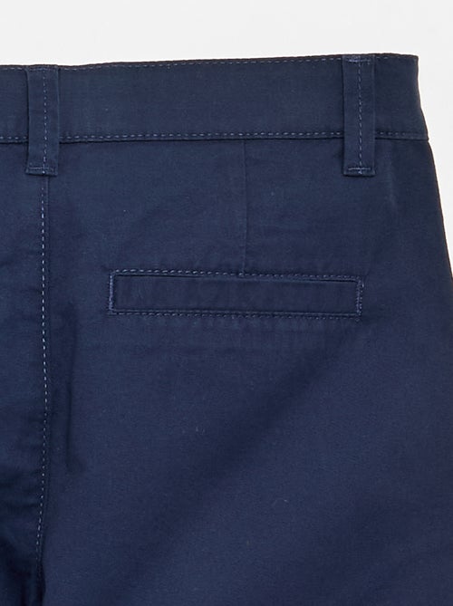 Rechte katoenen broek - Kiabi