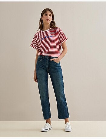 Rechte korte jeans, MO Fashion