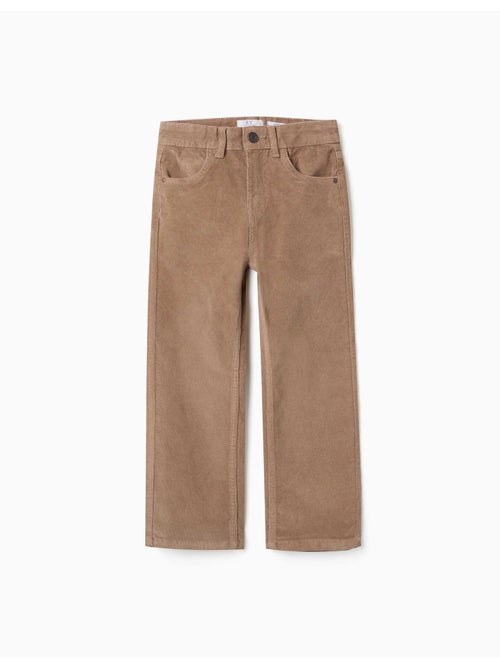 Rechte pasvorm corduroy broek - Kiabi