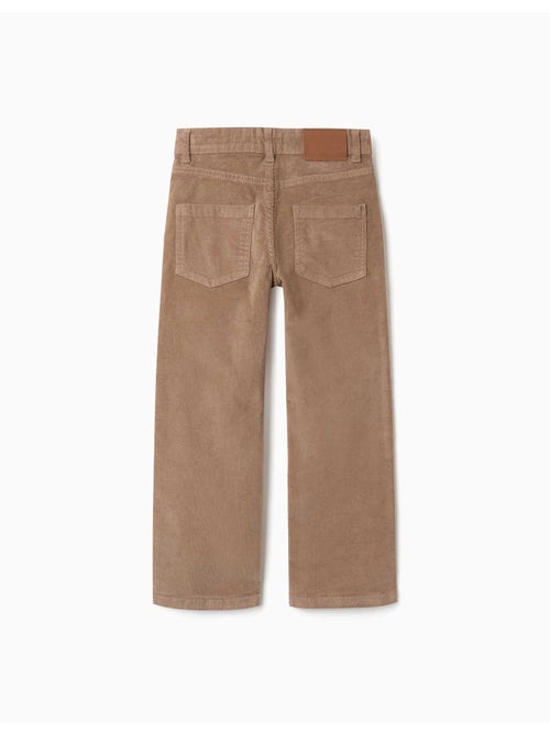 Rechte pasvorm corduroy broek - Kiabi