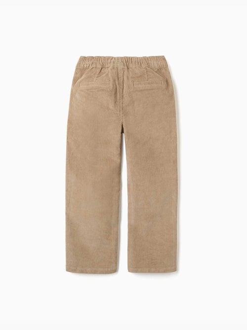 Rechte pasvorm corduroy chino broek - Kiabi