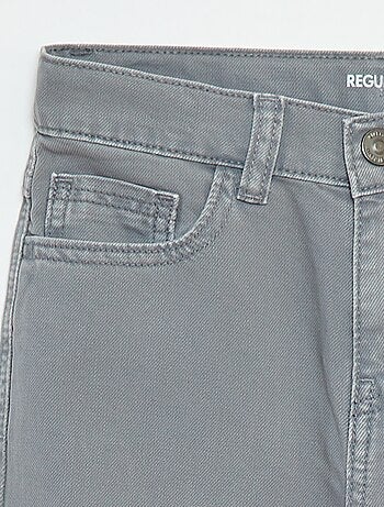 Rechte, regular-fit broek met 5 zakken