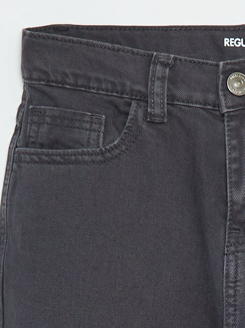 Rechte, regular-fit broek met 5 zakken - Kiabi