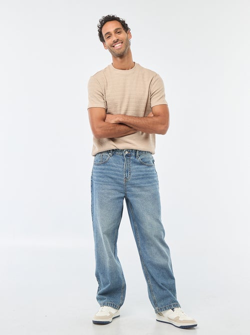 Rechte, regular-fit jeans met 5 zakken - Kiabi