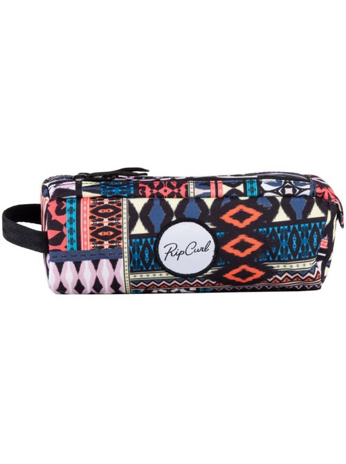 Rechthoekig pennenzak 2 vakken Rip Curl Multico 21 cm - Kiabi Rechthoekig pennenzak 2 vakken Rip Curl Multico 21 cm - Kiabi