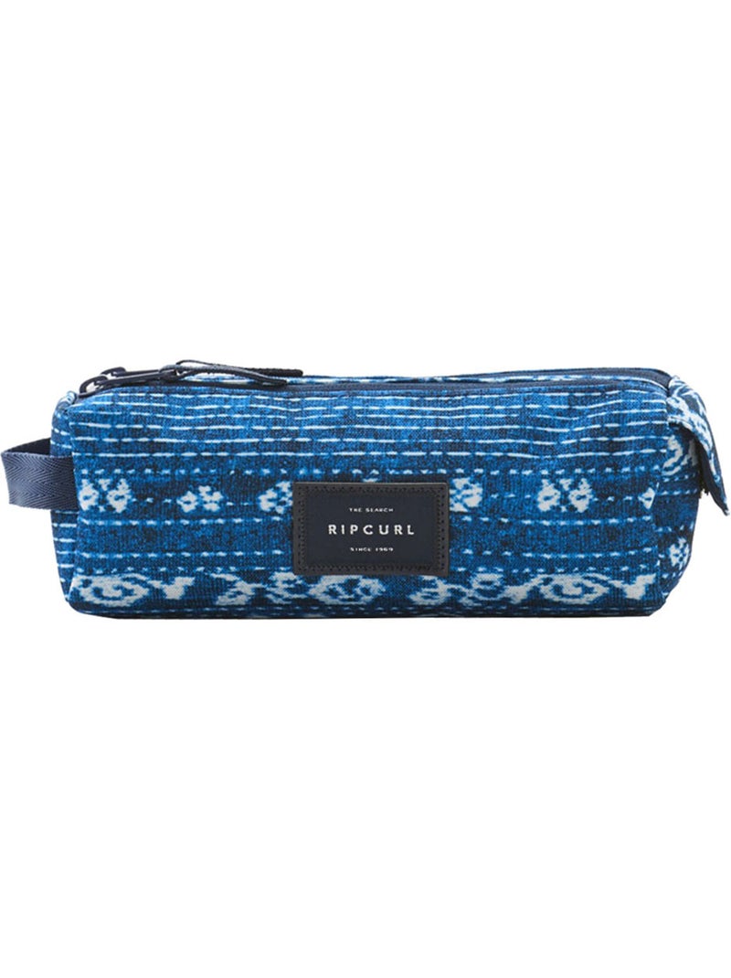 Rechthoekig pennenzak 2 vakken Rip Curl Surf Blue - Premiumkwaliteit Blauw - Kiabi