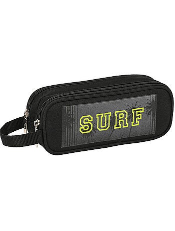 Rechthoekig pennenzak 2 vakken textiel Safta Surf Miami