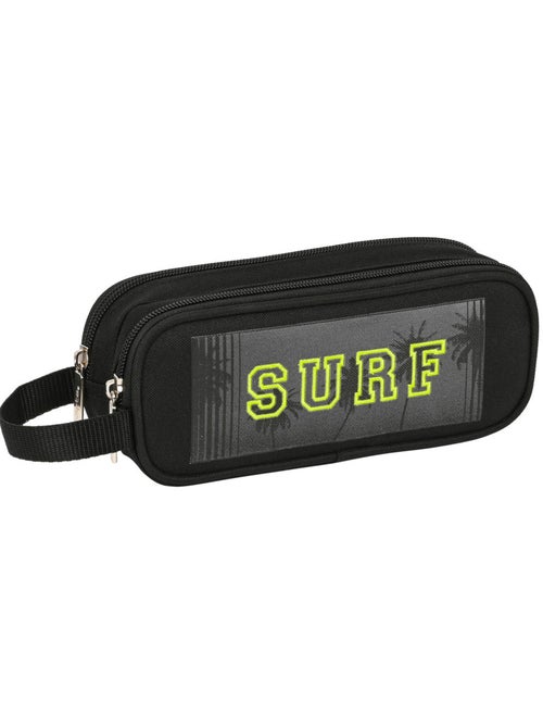 Rechthoekig pennenzak 2 vakken textiel Safta Surf Miami - Kiabi Rechthoekig pennenzak 2 vakken textiel Safta Surf Miami - Kiabi