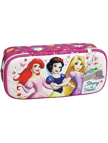 Rechthoekig pennenzak 'Disney Princess' 2 vakken met ritssluiting 23 cm