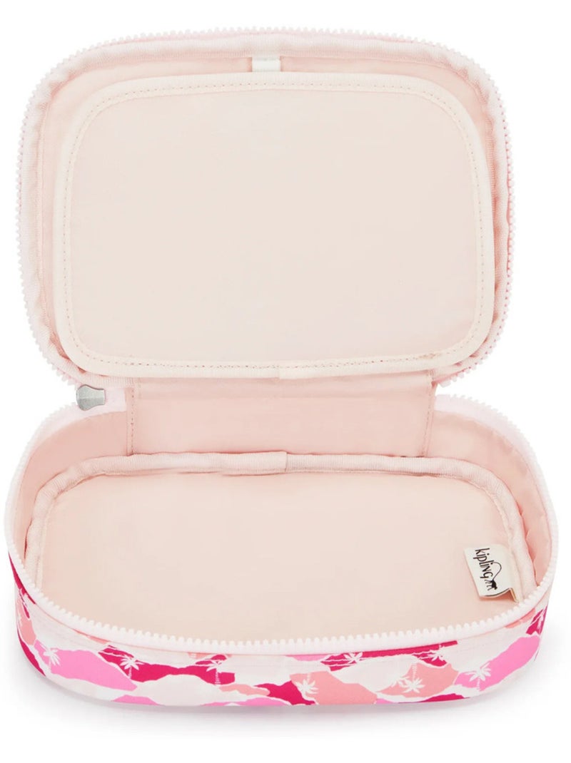 Rechthoekig pennenzak grote capaciteit nylon Kipling Roze - Kiabi