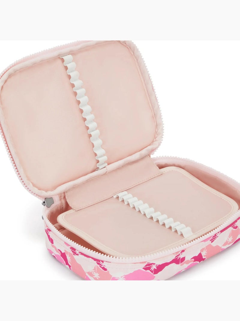 Rechthoekig pennenzak grote capaciteit nylon Kipling Roze - Kiabi