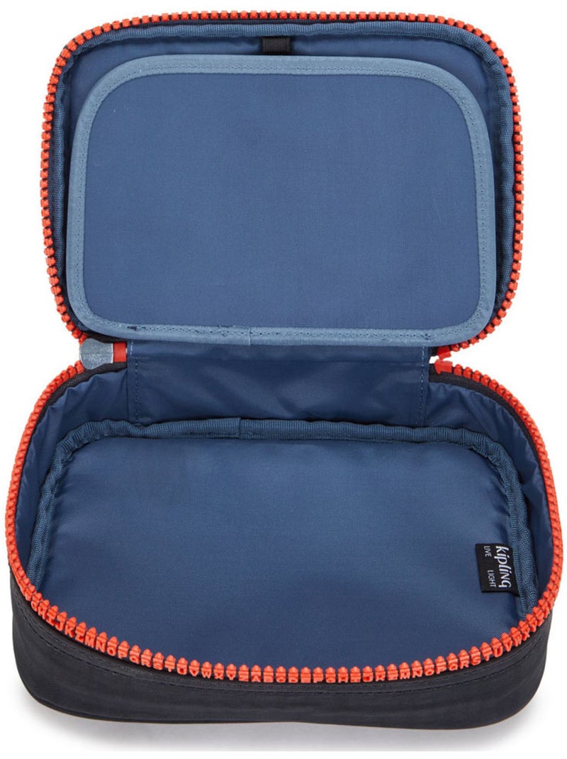 Rechthoekig pennenzak Kipling 100 PENS Iron Letter Fun 21 cm - Grote capaciteit Zwart Rood - Kiabi
