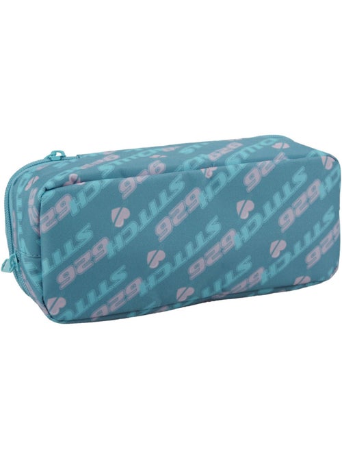 Rechthoekig pennenzak Stitch Lilo & Stitch 2 vakken met ritssluiting 23 cm - Kiabi