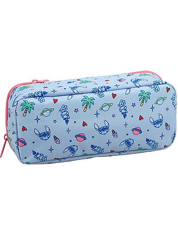 Rechthoekig pennenzak Stitch Vodoo met 2 vakken met ritssluiting 23 cm Lilo & Stitch