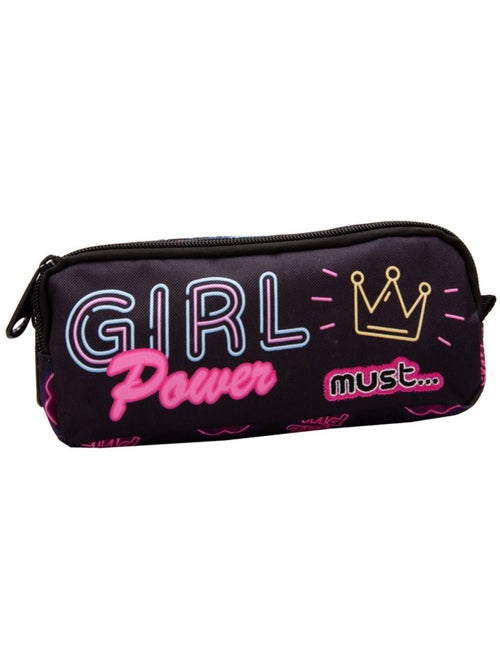 Rechthoekig pennenzak stof 2 vakken CMP Must Girl Power - Kiabi Rechthoekig pennenzak stof 2 vakken CMP Must Girl Power - Kiabi