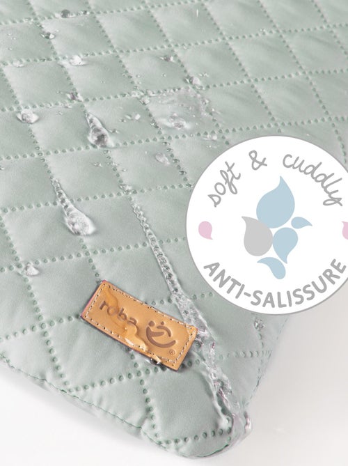 Rechthoekige houten babybox met waterafstotend boxkleed 'Roba Style' ROBA - Kiabi Rechthoekige houten babybox met waterafstotend boxkleed 'Roba Style' ROBA - Kiabi