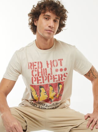 Red Hot Chili Peppers-T-shirt met korte mouw