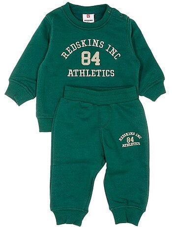 Redskins jongens trainingspak groen set3100
