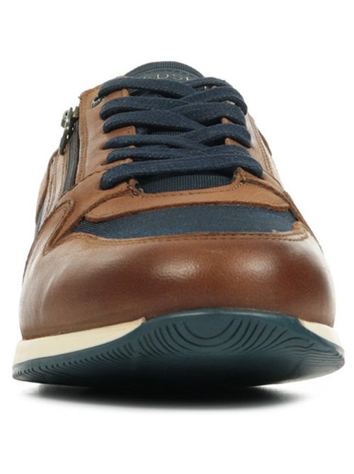 Redskins Lucide Heren Sneakers Bruin/Marine - Kiabi Redskins Lucide Heren Sneakers Bruin/Marine - Kiabi