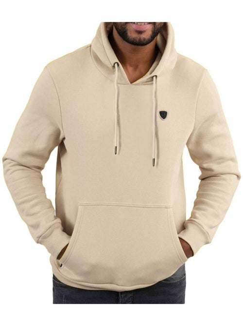 Redskins Makit Poster Beige Hoodie voor Heren - Kiabi Redskins Makit Poster Beige Hoodie voor Heren - Kiabi