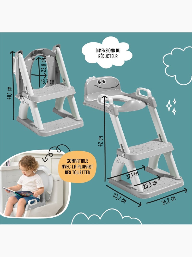 Réducteur de toilette | SUPERBE BEBE Gris - Kiabi