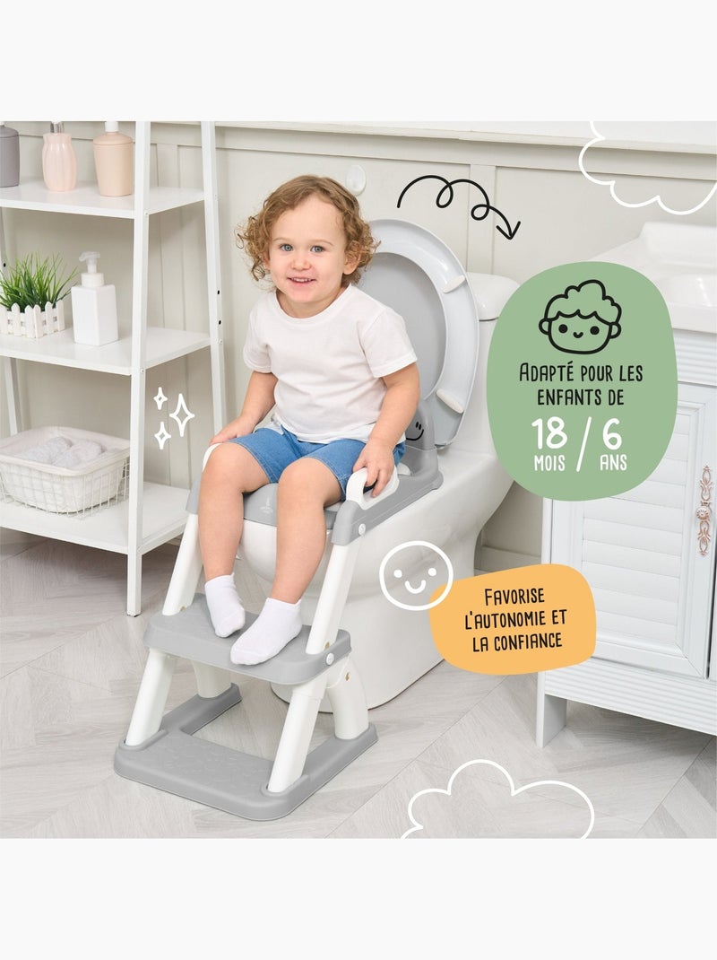 Réducteur de toilette | SUPERBE BEBE Gris - Kiabi
