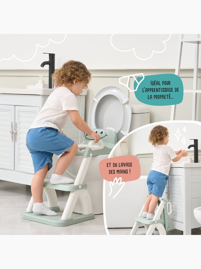 Réducteur de toilette | SUPERBE BEBE Vert - Kiabi