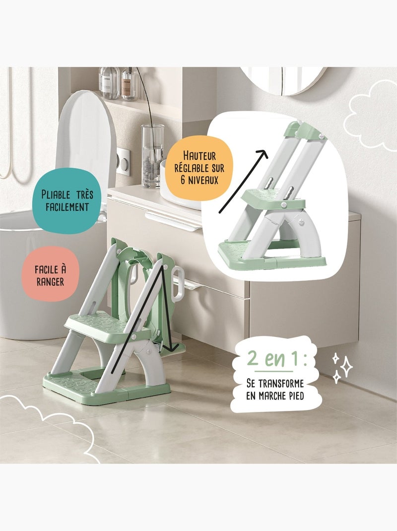 Réducteur de toilette | SUPERBE BEBE Vert - Kiabi