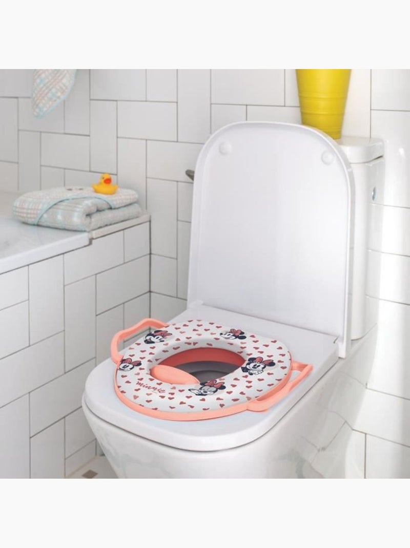 Réducteur wc - thermobaby - confort avec poignées - minnie Rose - Kiabi