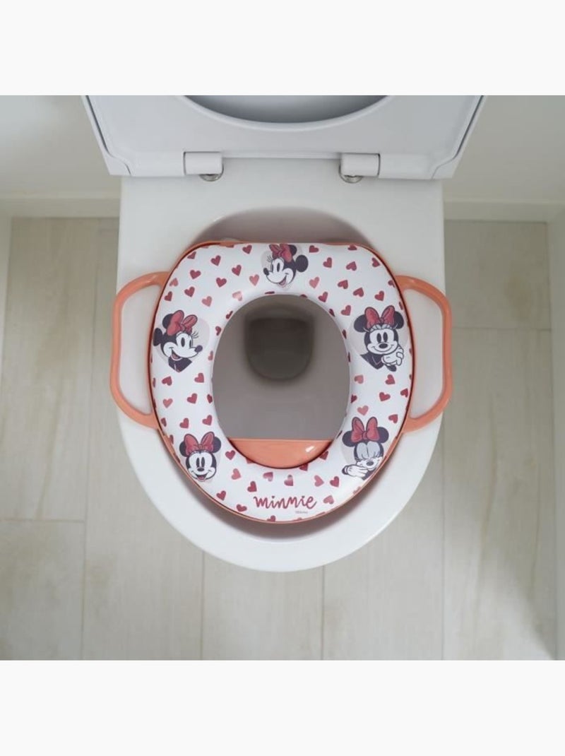 Réducteur wc - thermobaby - confort avec poignées - minnie Rose - Kiabi