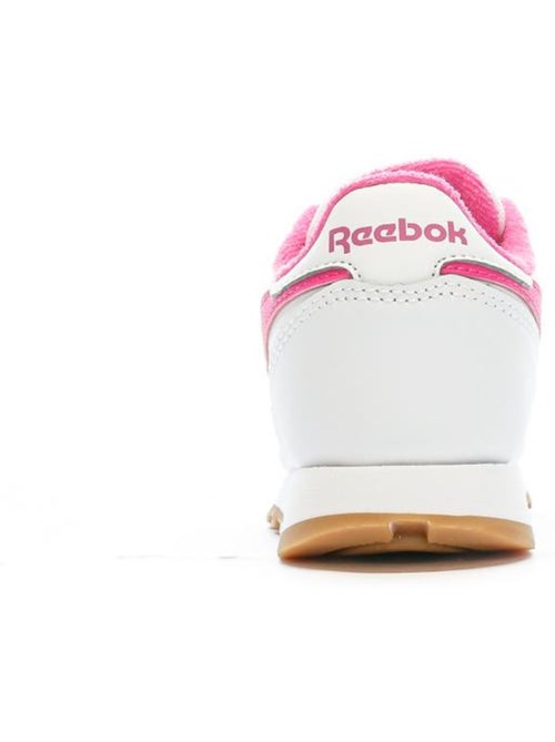 Reebok Classic Leather Meisjes Sneakers Wit/Roze 100034223 - Kiabi Reebok Classic Leather Meisjes Sneakers Wit/Roze 100034223 - Kiabi
