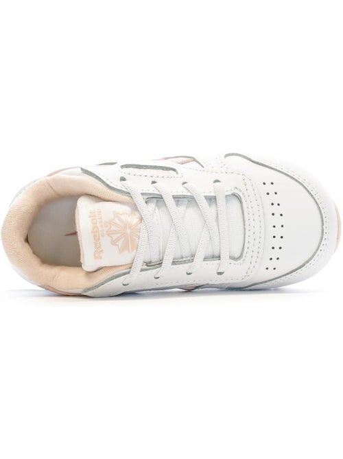 Reebok Classic Leather Meisjes Sneakers Wit/Roze 100069854 - Kiabi Reebok Classic Leather Meisjes Sneakers Wit/Roze 100069854 - Kiabi