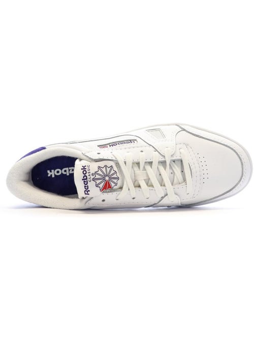 Reebok Court Heren Sneakers Wit/Blauw GY0081 - Kiabi Reebok Court Heren Sneakers Wit/Blauw GY0081 - Kiabi