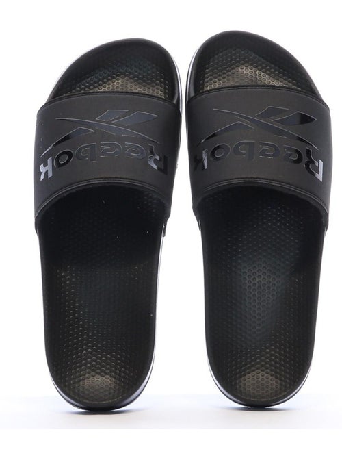 Reebok Fulgere Zwarte Heren Slippers - Kiabi Reebok Fulgere Zwarte Heren Slippers - Kiabi