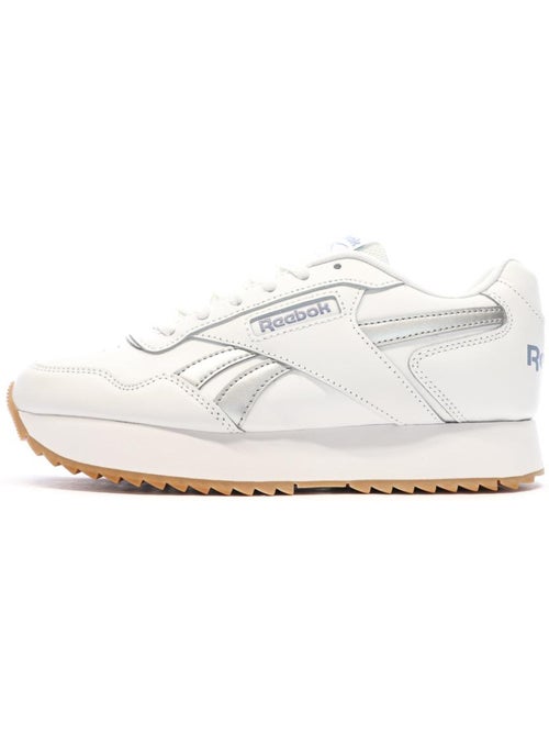 Reebok Glide Ripple Double Dames Sneakers Wit/Grijs 100074208 - Kiabi Reebok Glide Ripple Double Dames Sneakers Wit/Grijs 100074208 - Kiabi