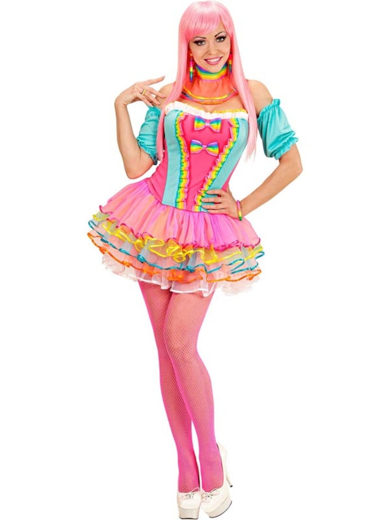 Regenboog Fantasy Meisje Kostuum Multicolor - Kiabi