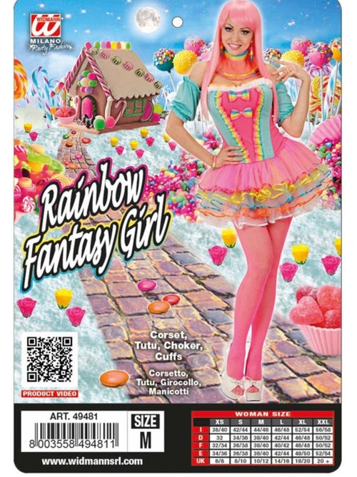 Regenboog Fantasy Meisje Kostuum - Kiabi