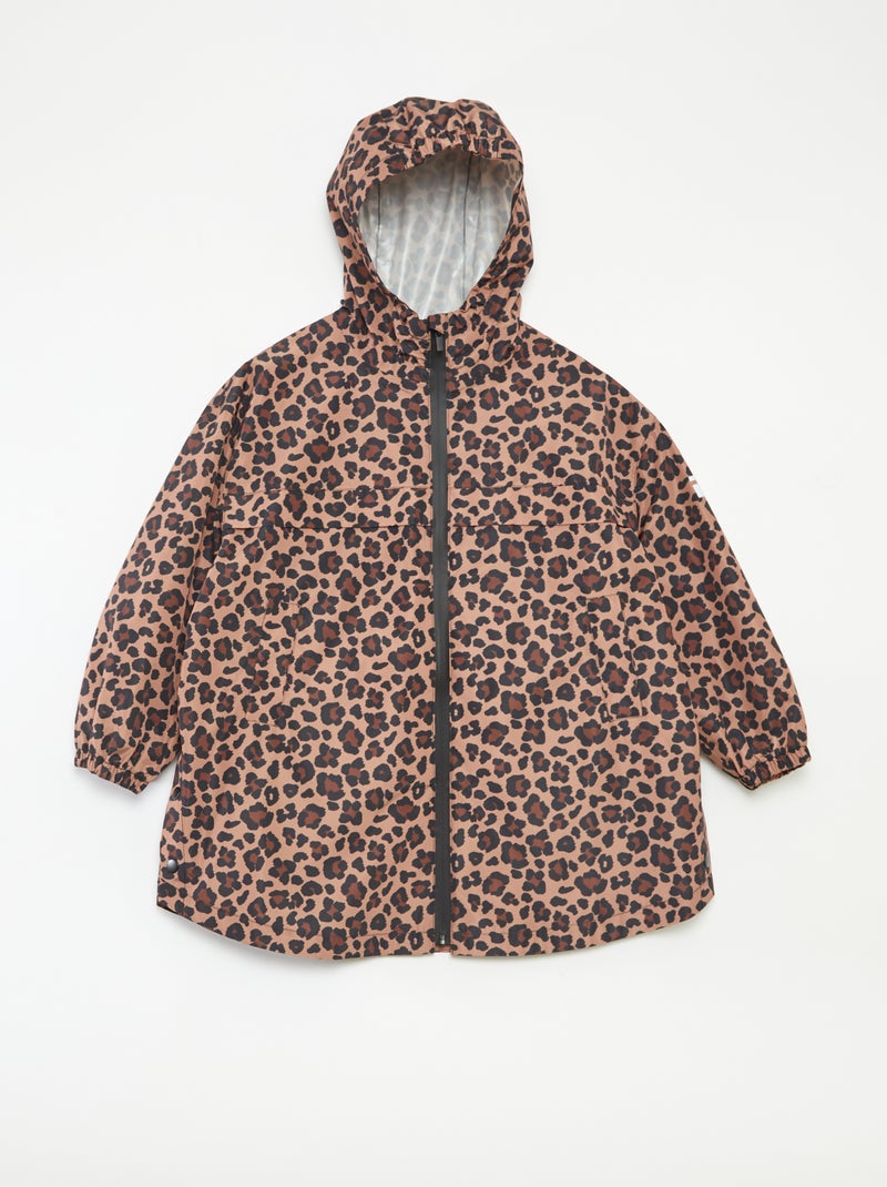 Regencape met capuchon Bruin - Kiabi